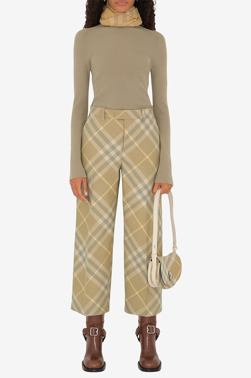 BURBERRY Schal aus Wolle Check Damen BUNT 4