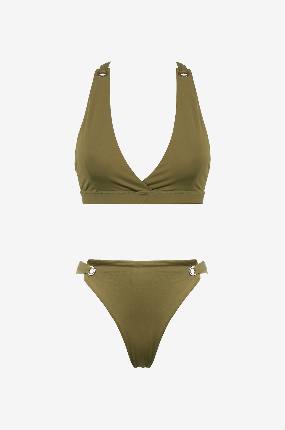 Rimini triangle bikini with cut-outs