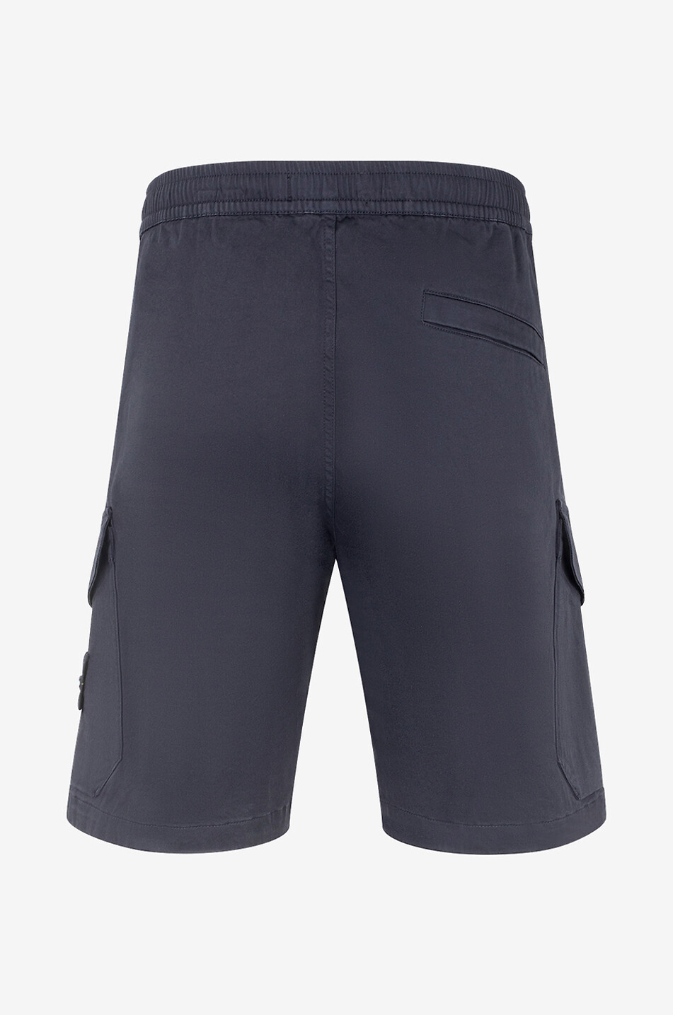 STONE ISLAND Bermuda cargo en coton stretch L0312 Regular Homme BLEU FONCE 2