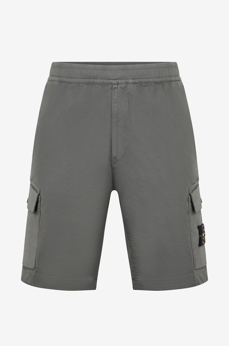 STONE ISLAND Bermuda cargo en coton stretch L0312 Regular Homme KAKI 1
