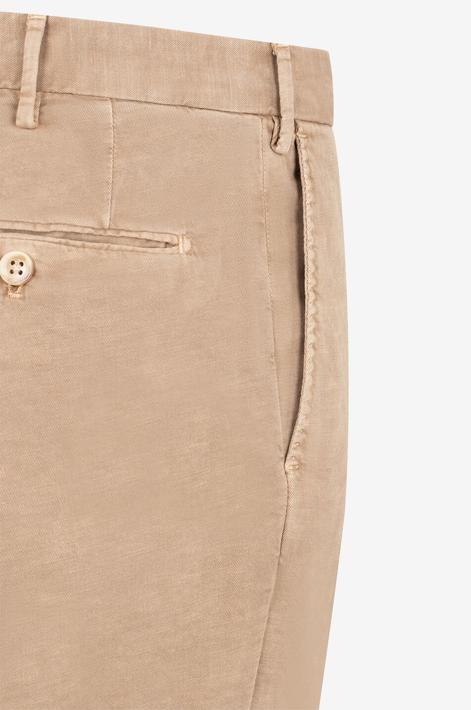 INCOTEX Pattern 39 straight-leg cotton blend trousers Men Medium beige 3