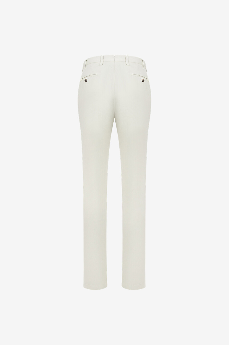 GERMANO Pantalon chino slim en coton et soie City Homme Beige clair 2