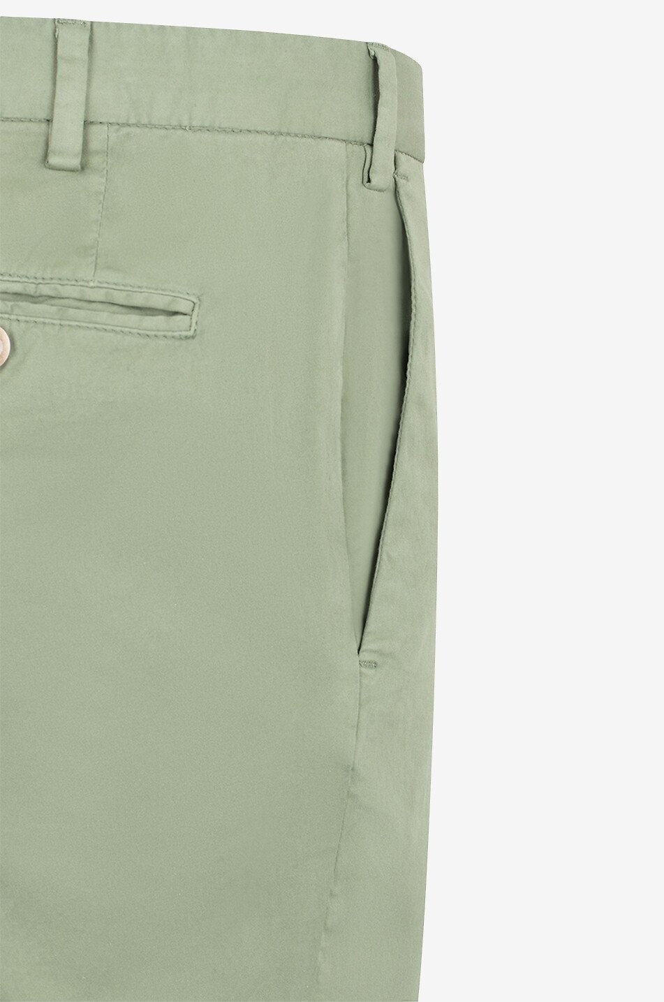 GERMANO City cotton and silk slim fit chino trousers Men MEDIUM GREEN 3