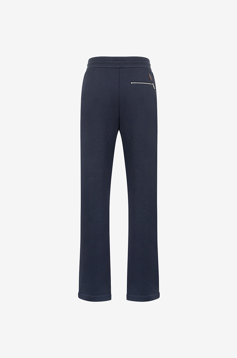 MONCLER Pantalon sweat droit en coton et modal Homme BLEU 2