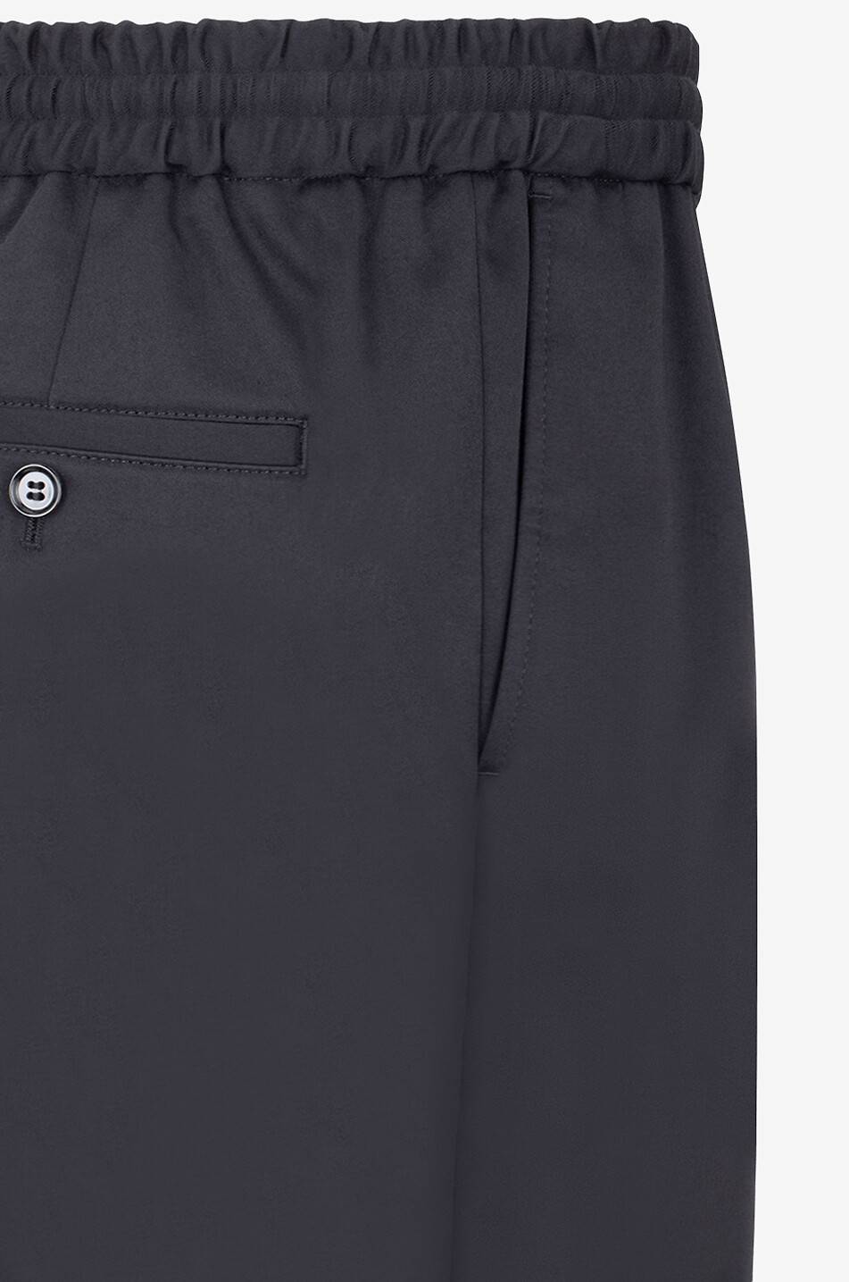 AMI Short décontracté en gabardine de coton Homme NOIR 3