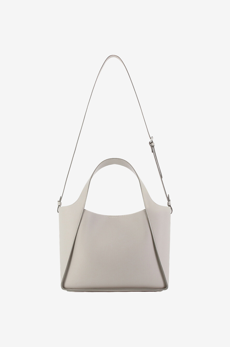 STELLA McCARTNEY Handtasche aus genarbtem Kunstleder mit Nieten Stella Logo Damen GRAU 3