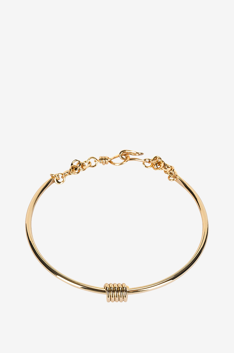TOHUM Dunya Apia stiff necklace Women GOLDEN 1