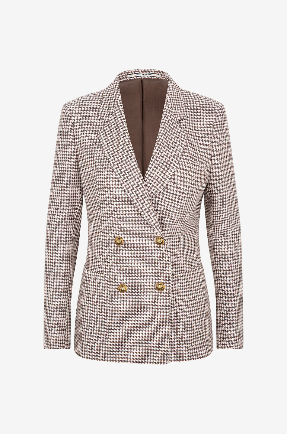 TAGLIATORE Blazer aus Leinen Seide Wolle und Baumwolle Nayade Damen BRAUN 1