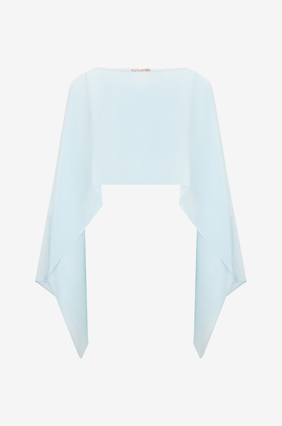 GAYNOR Poncho en voile Iole Femme BLEU CLAIR 1