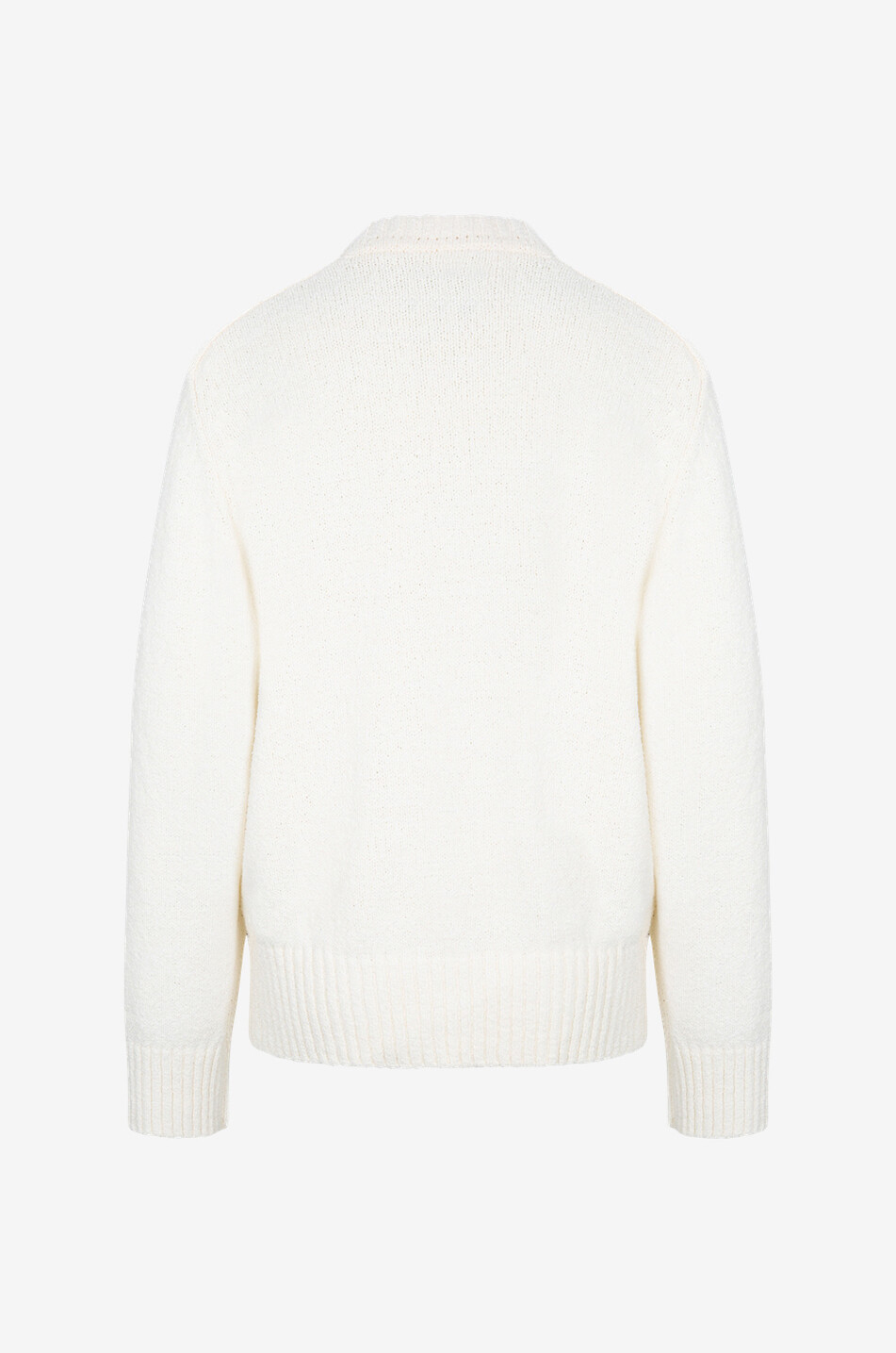 LOULOU STUDIO Pull en coton Canillo Femme BLANC CASSE 2