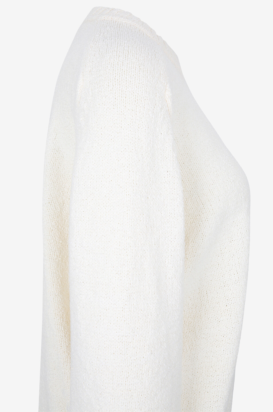 LOULOU STUDIO Pull en coton Canillo Femme BLANC CASSE 3