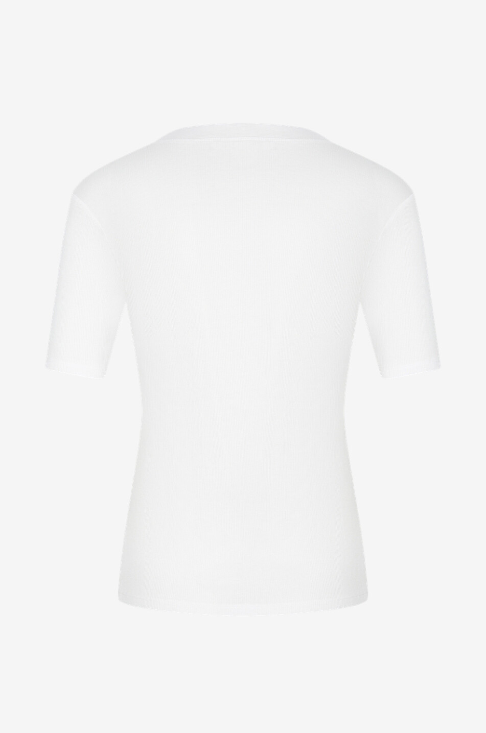 LOULOU STUDIO Avalyn cotton T-shirt Women WHITE 2