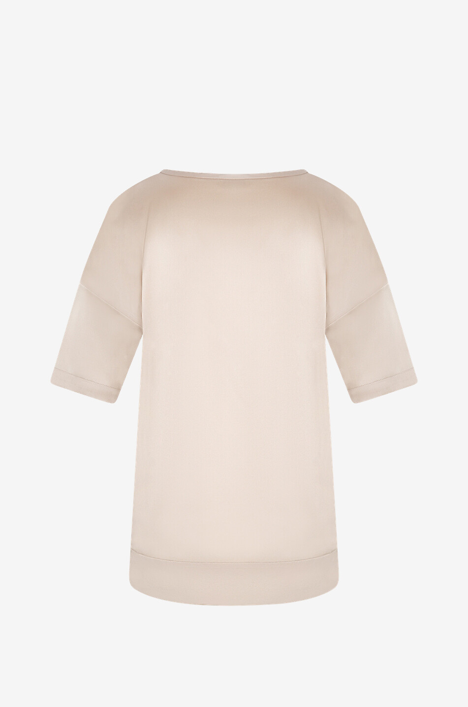 PANICALE Silk T-shirt Women BEIGE 2