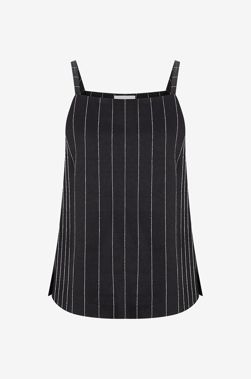 Top à bretelles en viscose et lin Eos