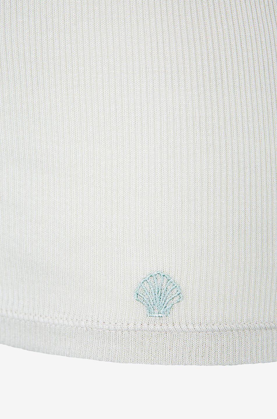 LOULOU STUDIO Top sans manches en coton Pima Limba Femme VERT CLAIR 3