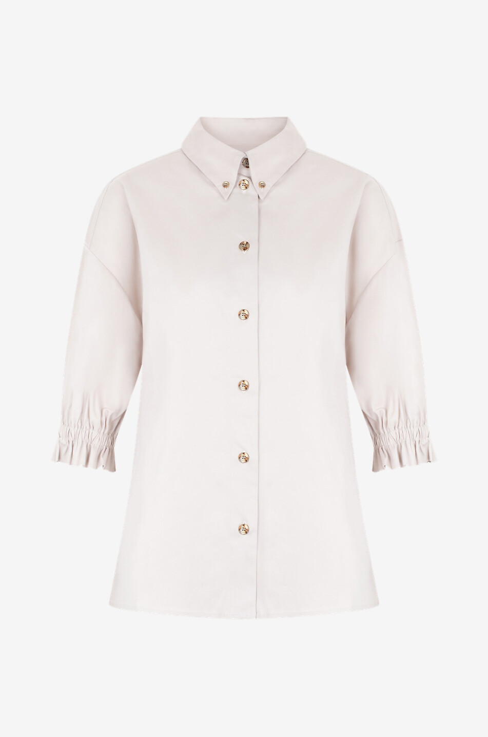 Calpinia three-quarter sleeve oversize shirt