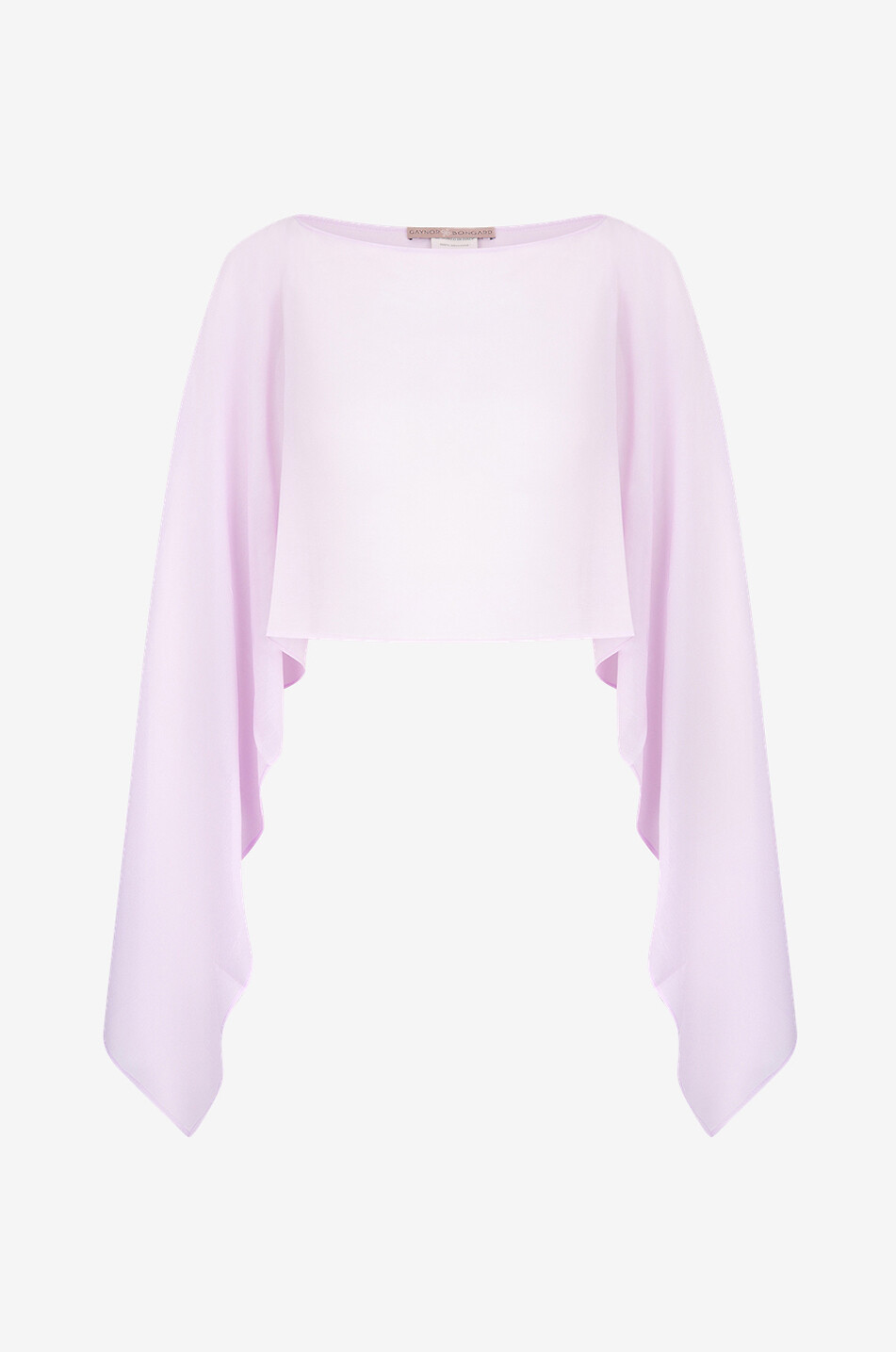 GAYNOR Poncho en voile Iole Femme VIOLET CLAIR 1