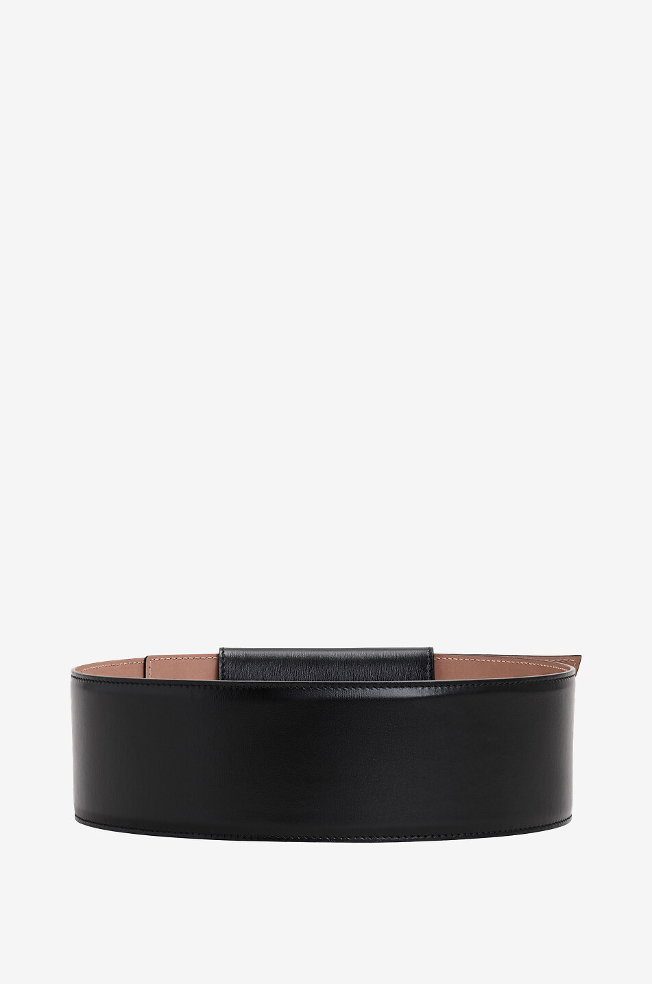 ALAÏA Breiter Glattledergürtel Slide - 7 cm Damen SCHWARZ 2