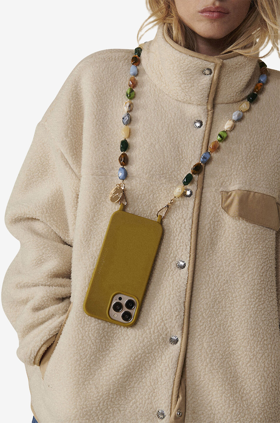 LACOQUEFRANCAISE Smartphone-Kette aus Glasperlen Polly Damen BUNT 4