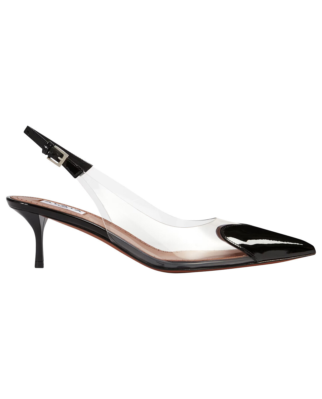 Le Coeur 55 clear slingback pumps
