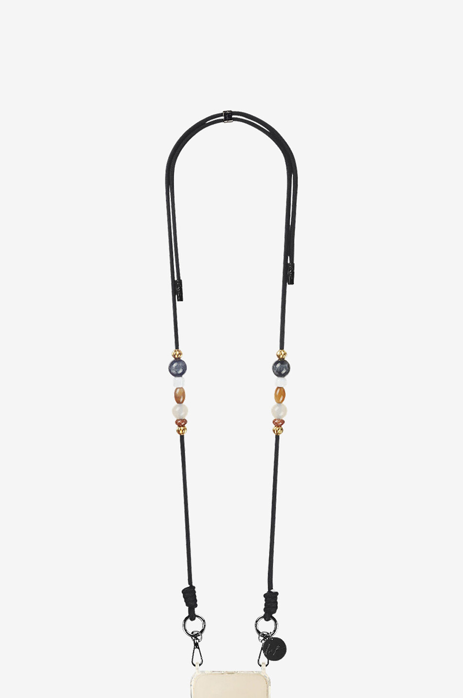 Smartphone Kette aus Baumwolle Inaya LACOQUEFRANCAISE SCHWARZ