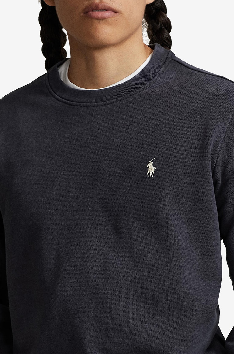 POLO RALPH LAUREN Leichtes Rundhals-Sweatshirt Pony Herren SCHWARZ 5