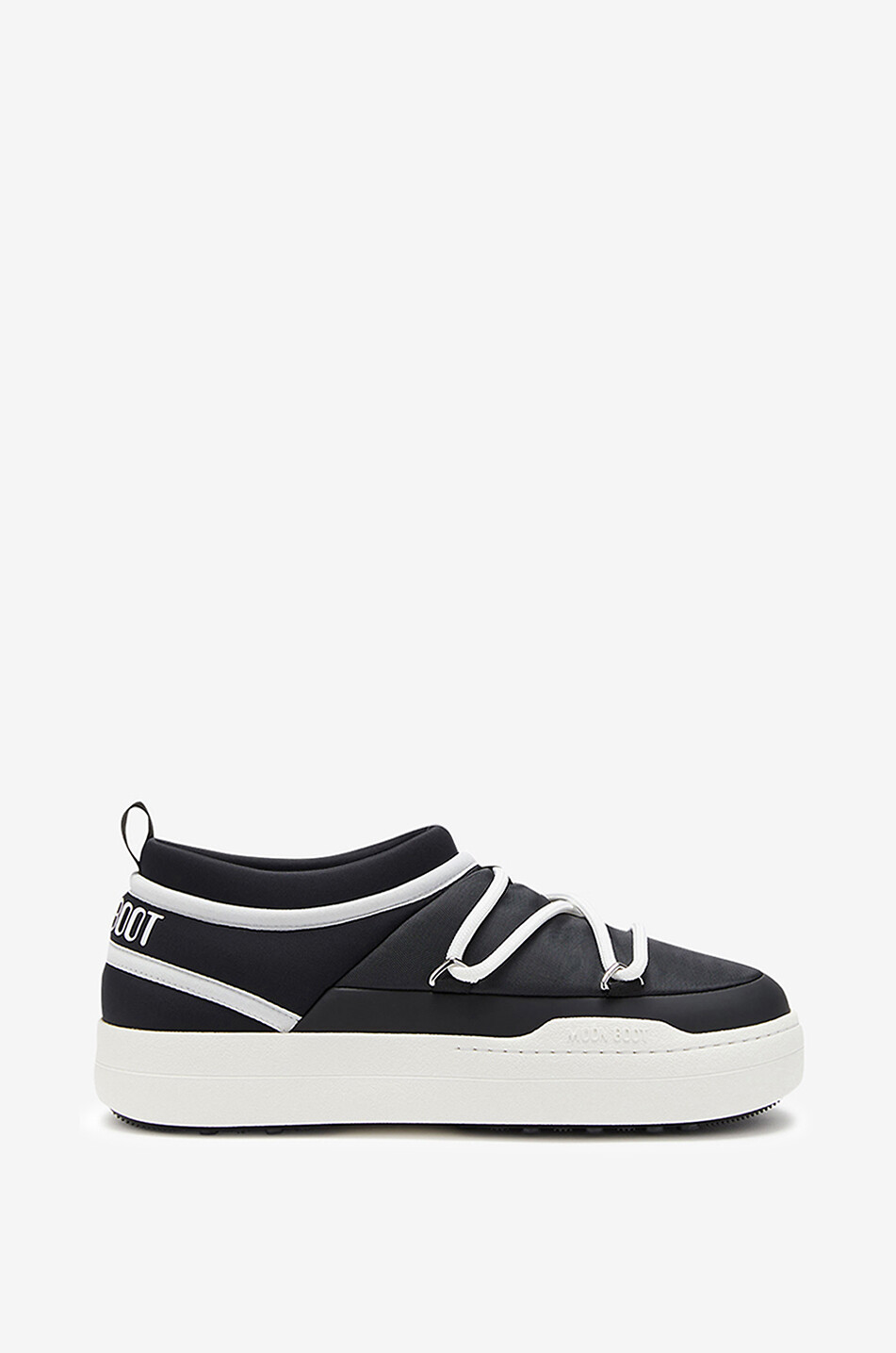 MOON BOOT Park Icon low-top lace-up sneakers Women BLACK 1