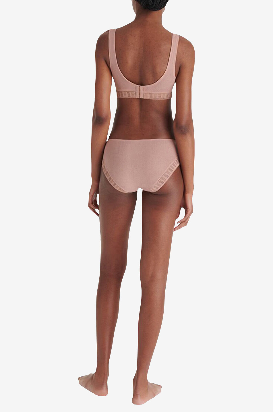 ERES Culotte en tulle et dentelle Filtre Femme Beige moyen 3