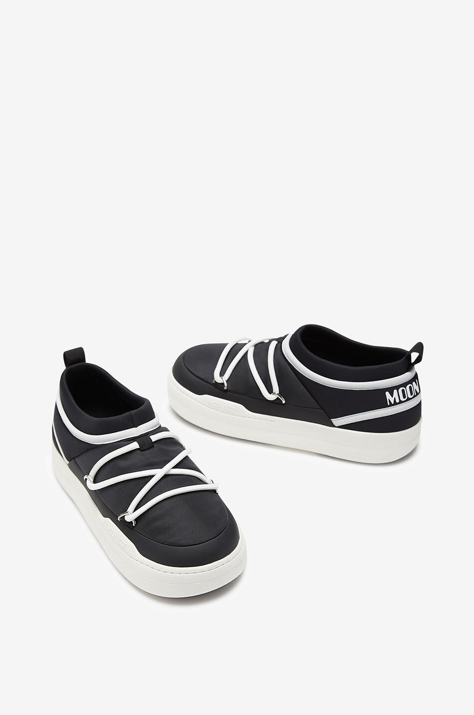 MOON BOOT Park Icon low-top lace-up sneakers Women BLACK 3