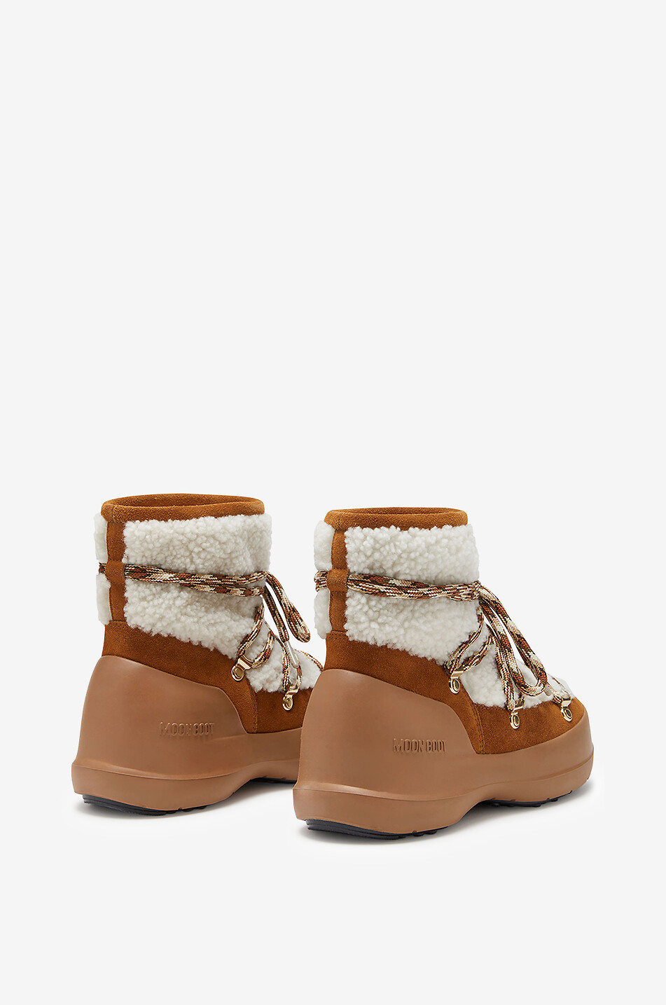 Bottines après-skis en peau de mouton et daim Luna