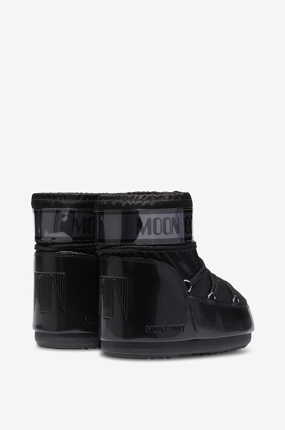 MOON BOOT Schneestiefeletten Icon Low Glance Damen SCHWARZ 2