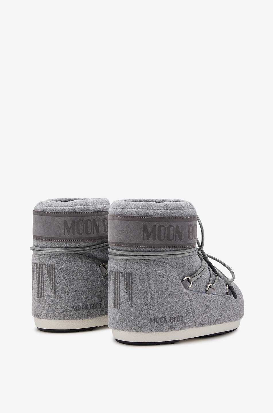 MOON BOOT Icon Low felt snow boots Women GREY 2