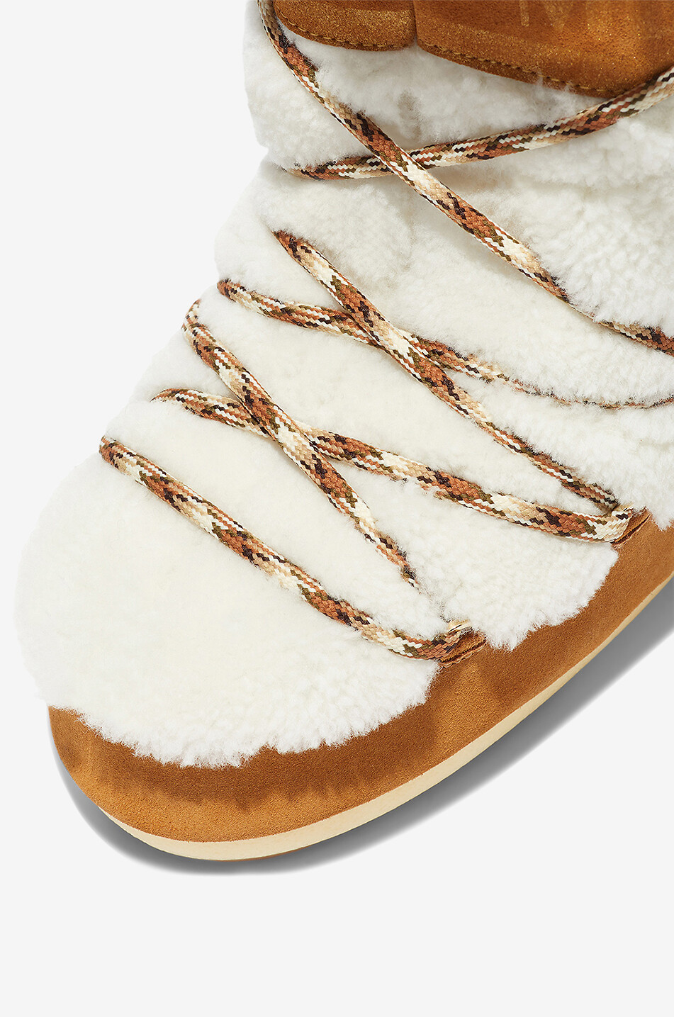 MOON BOOT Bottes après-skis en peau de mouton Icon Femme CAMEL 3
