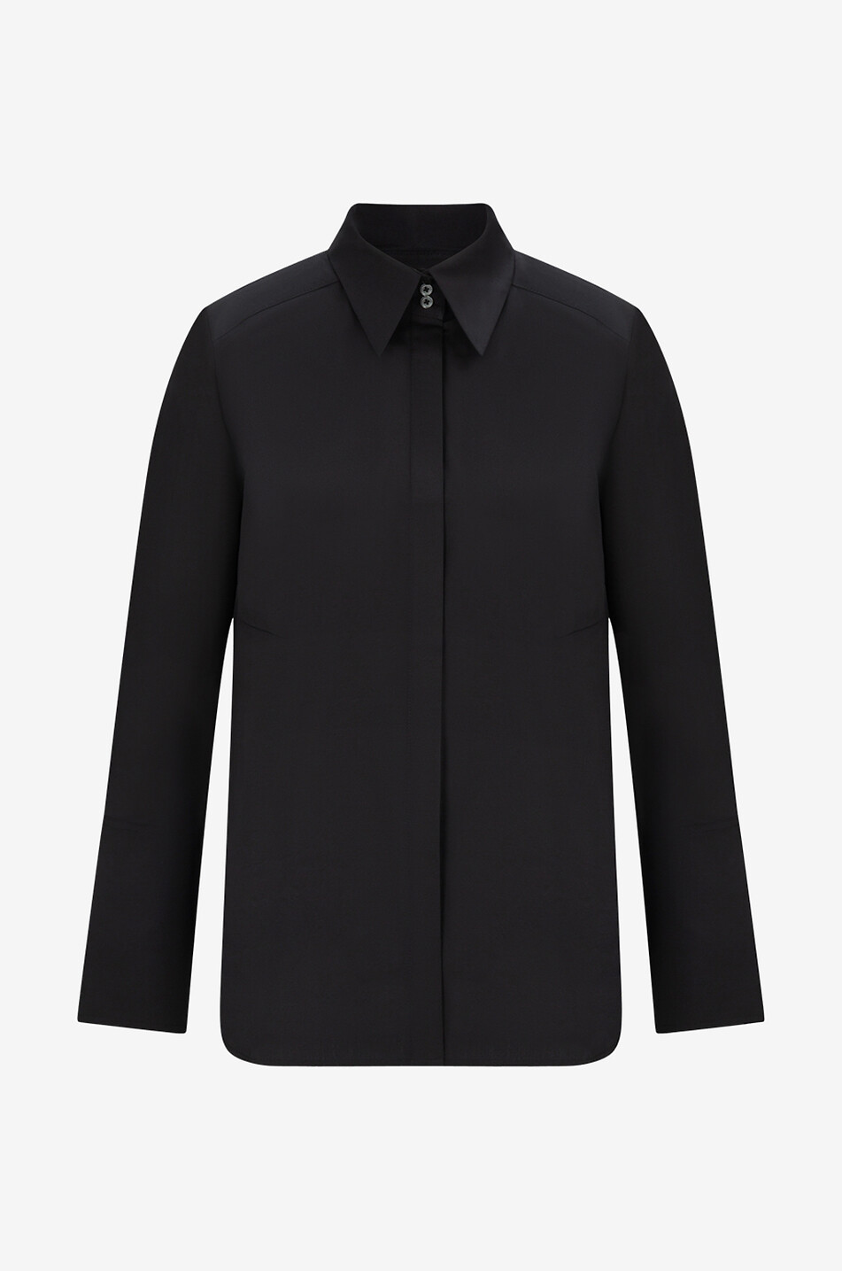 Chemise à manches longue en popeline Fedora