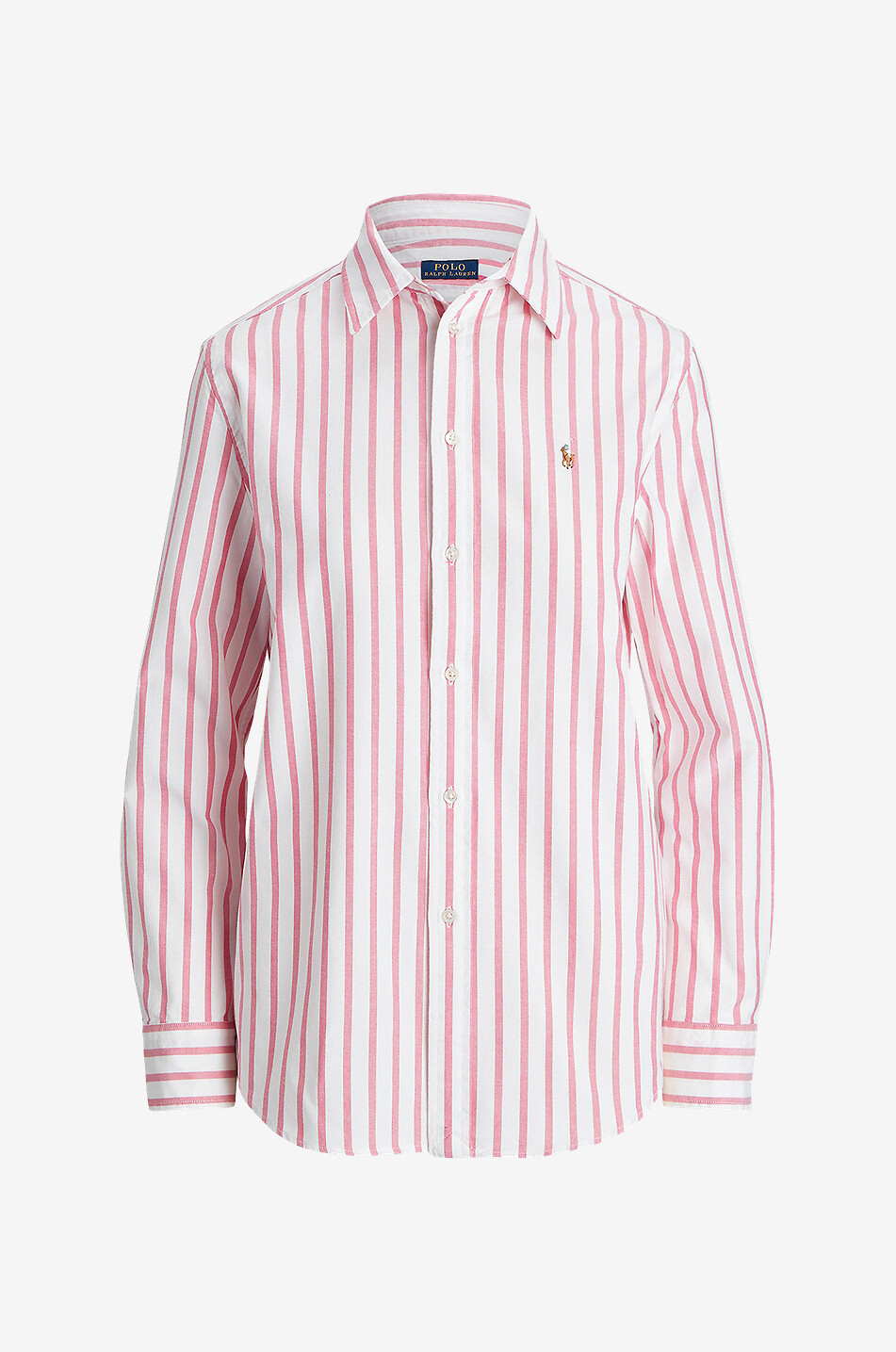 Striped Oxford cotton relaxed-fit shirt