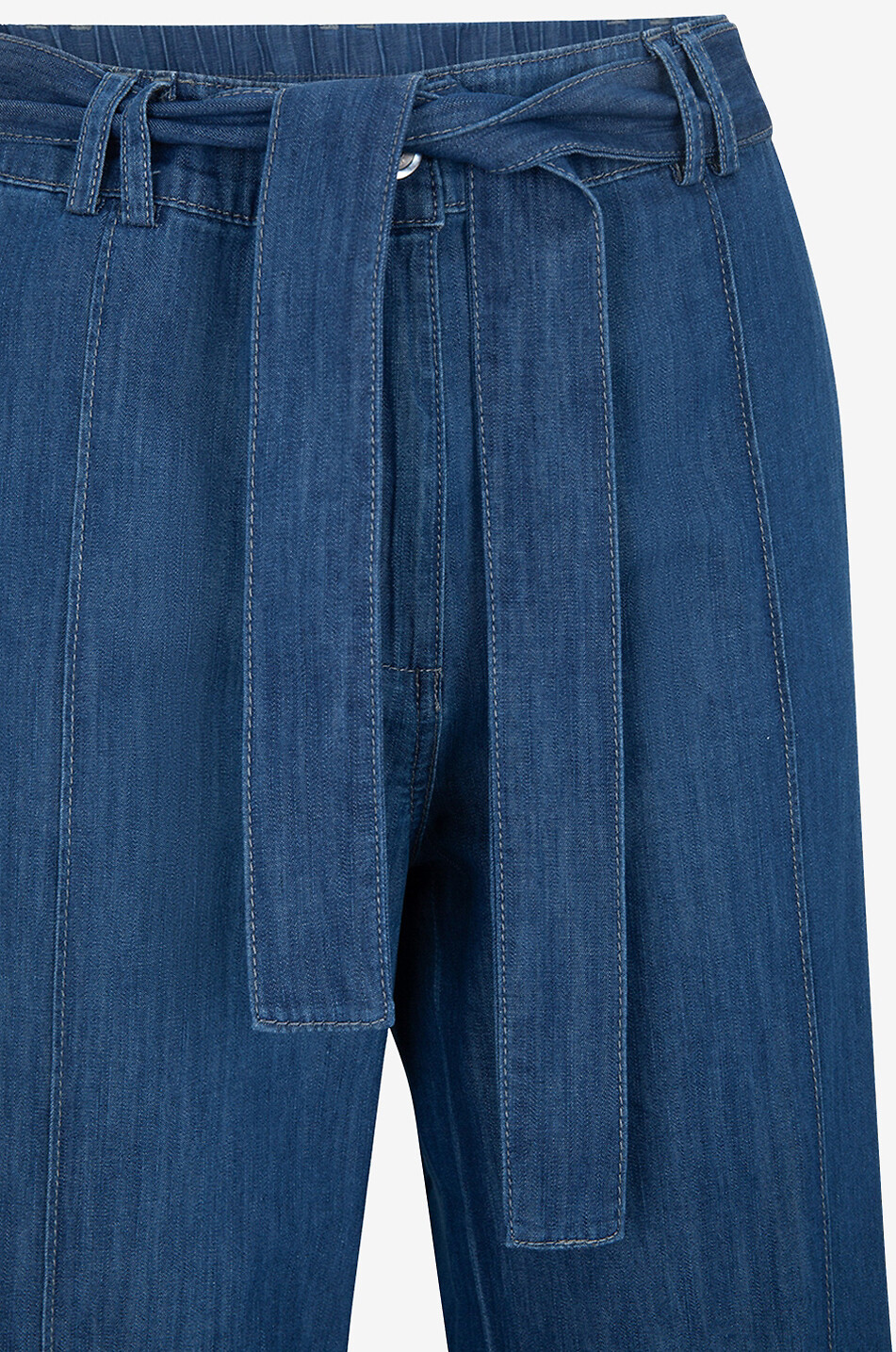 HANA SAN Pantalon large en denim Miguel Femme BLEU 3