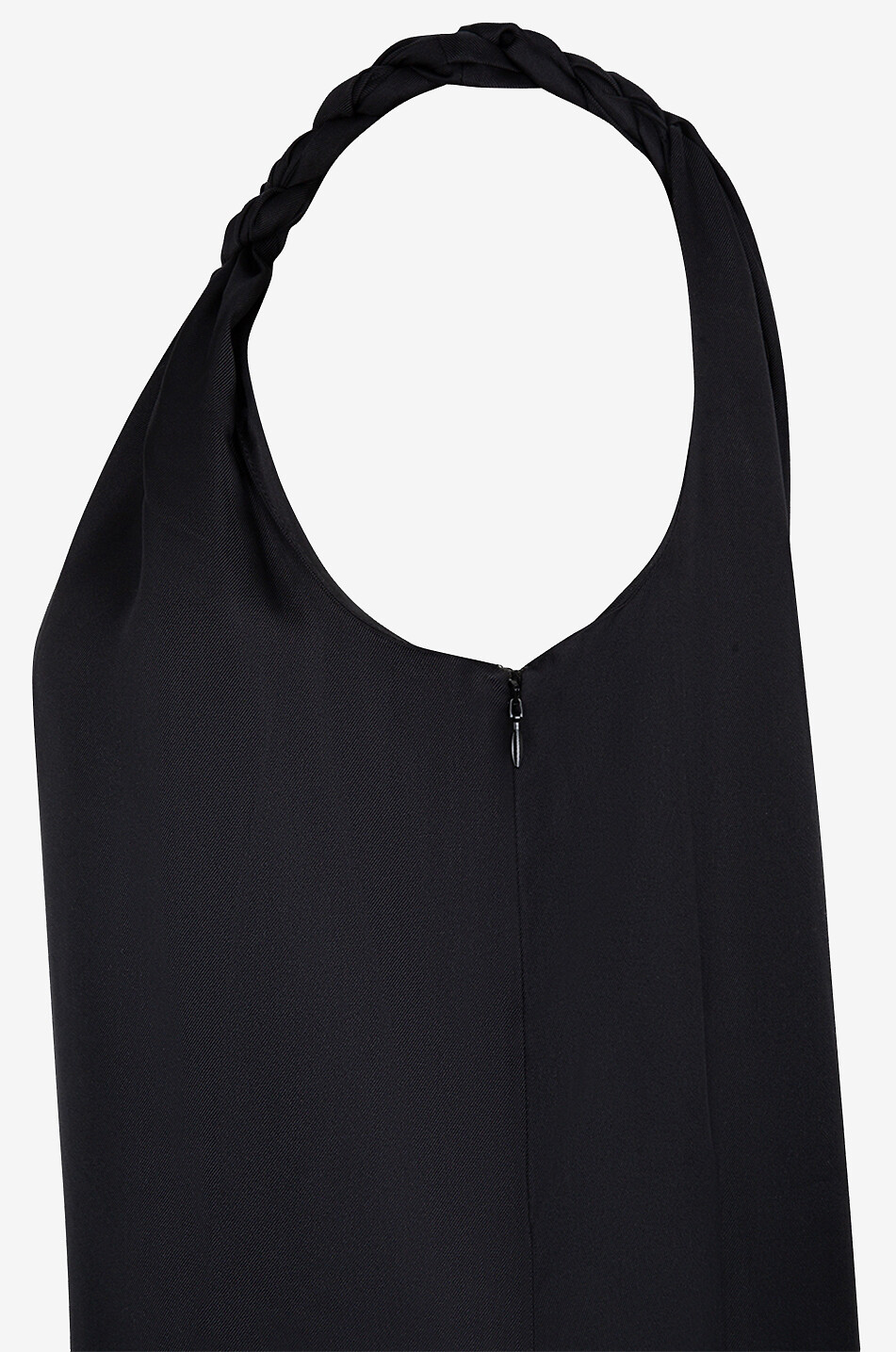Asymmetrisches langes Kleid aus Seiden Adela
