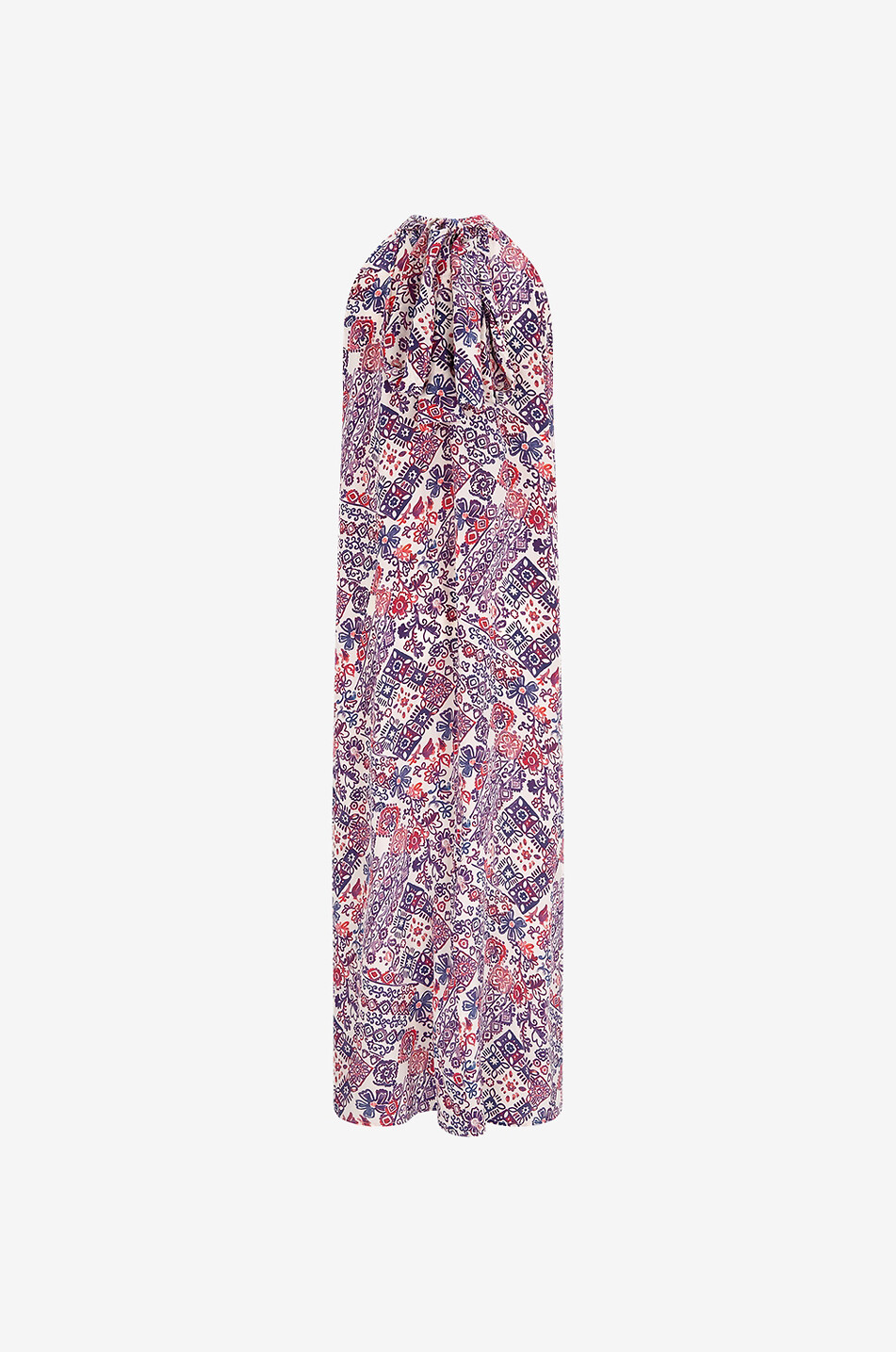 Ärmelloses Maxikleid aus Seide Sabina