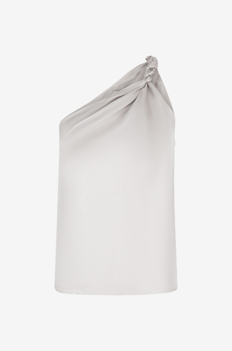 Asymmetrisches Top aus Seide Adiran