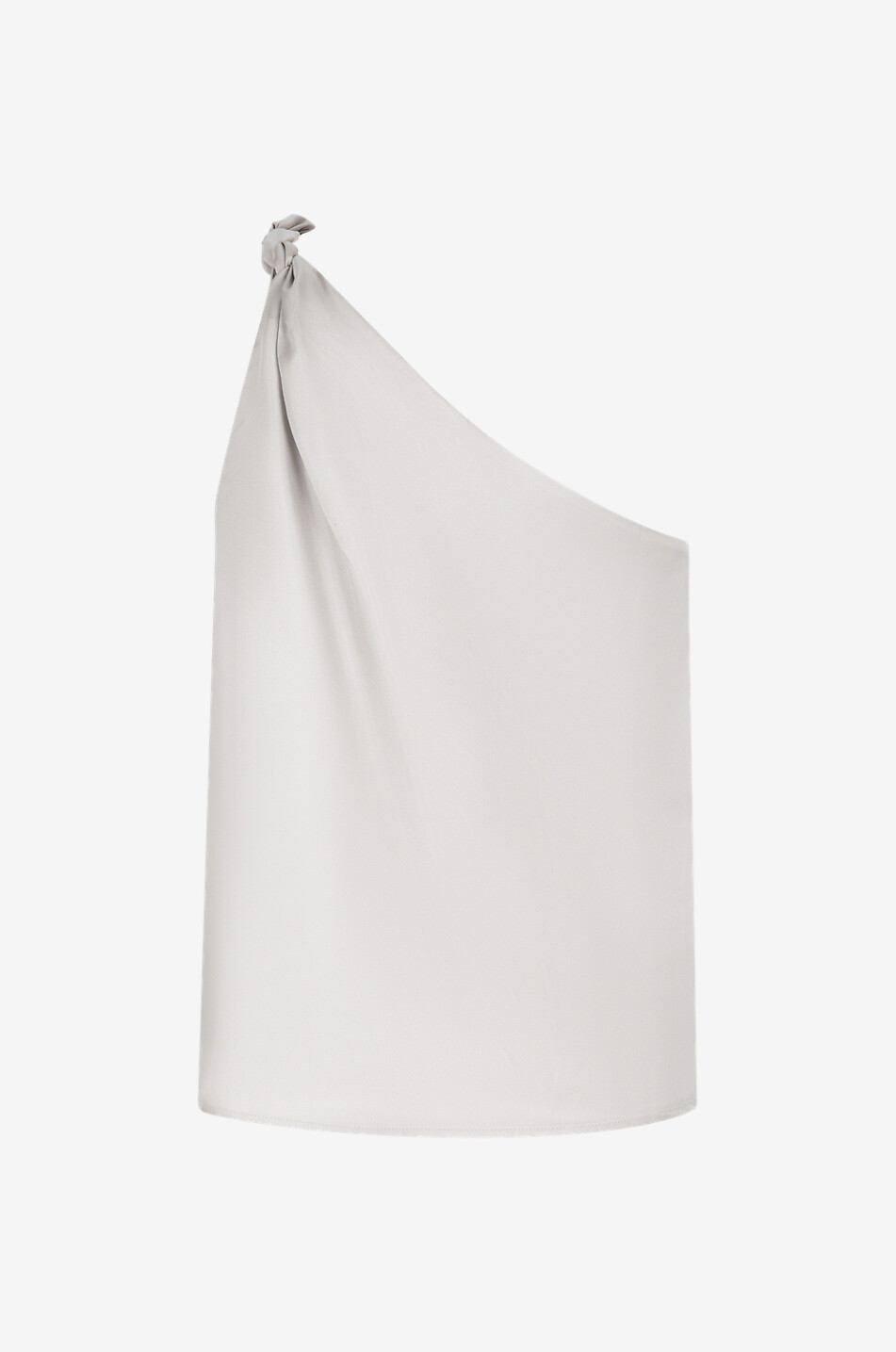 Top asymétrique en soie Adiran