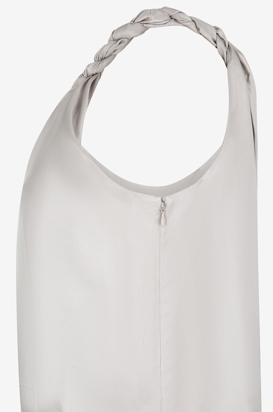 Top asymétrique en soie Adiran