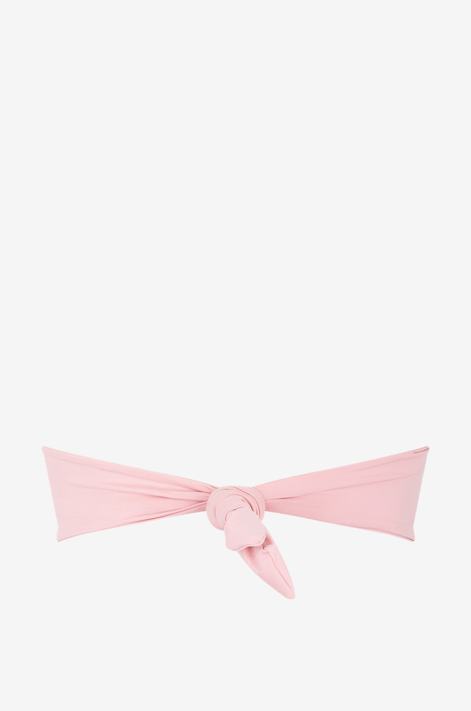 Haut de bikini bandeau brodé Rose Pink