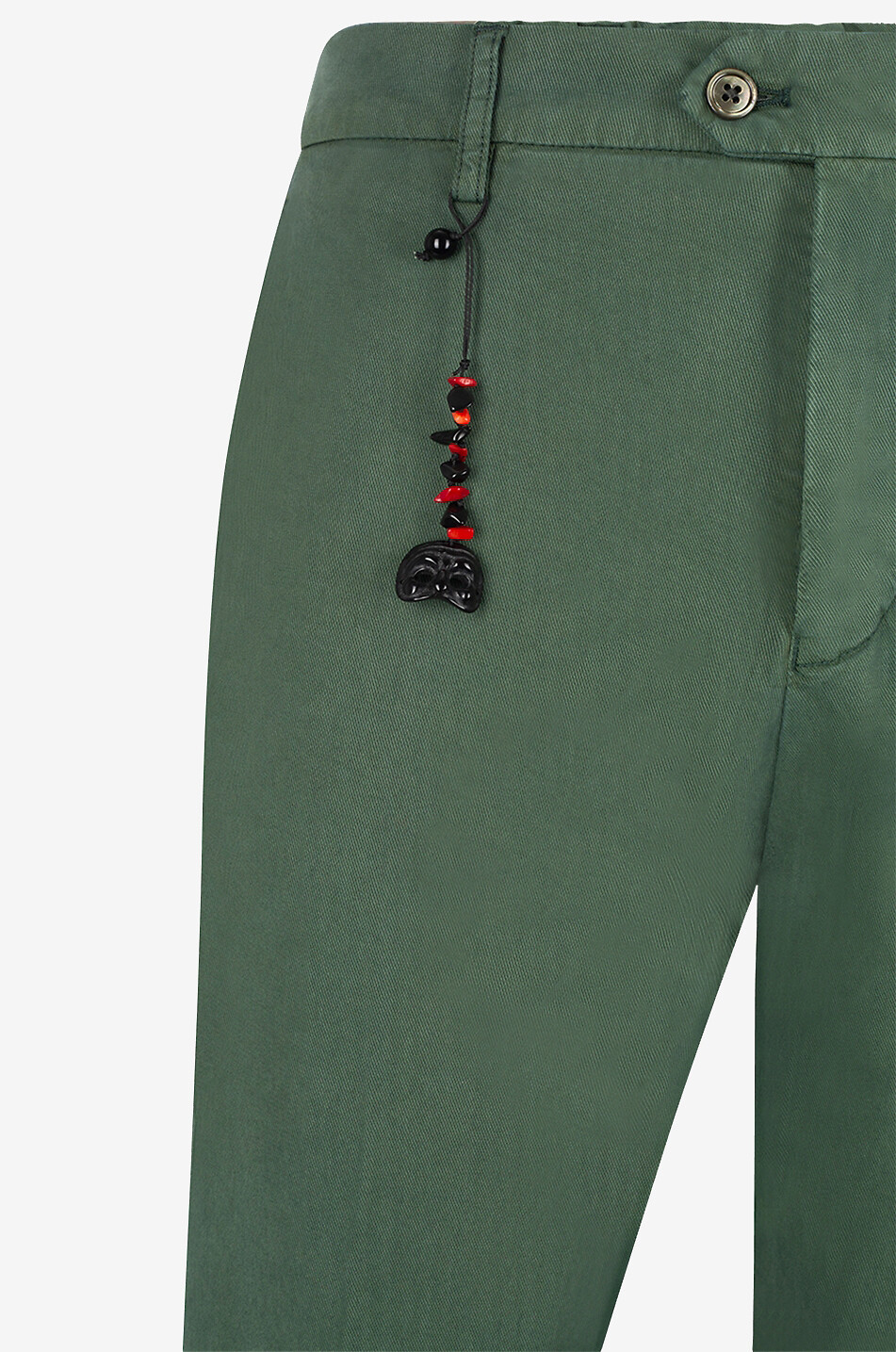 Pantalon slimé en lyocell et coton Evo