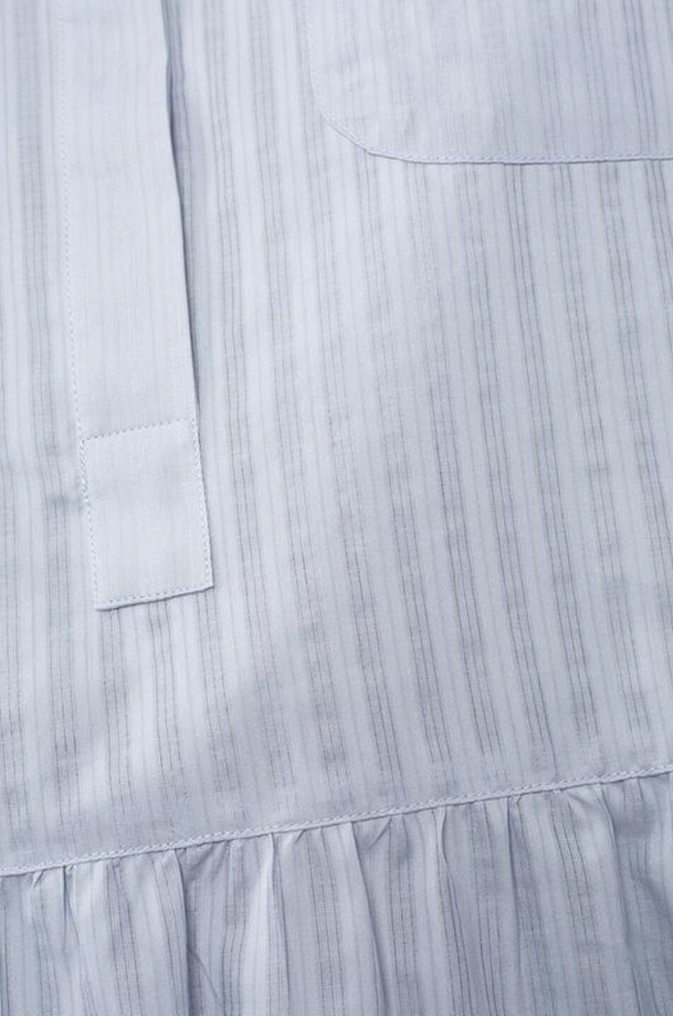 WINDSOR Kurzarm-Bluse mit Schoss aus Baumwolle Damen HELLBLAU 3