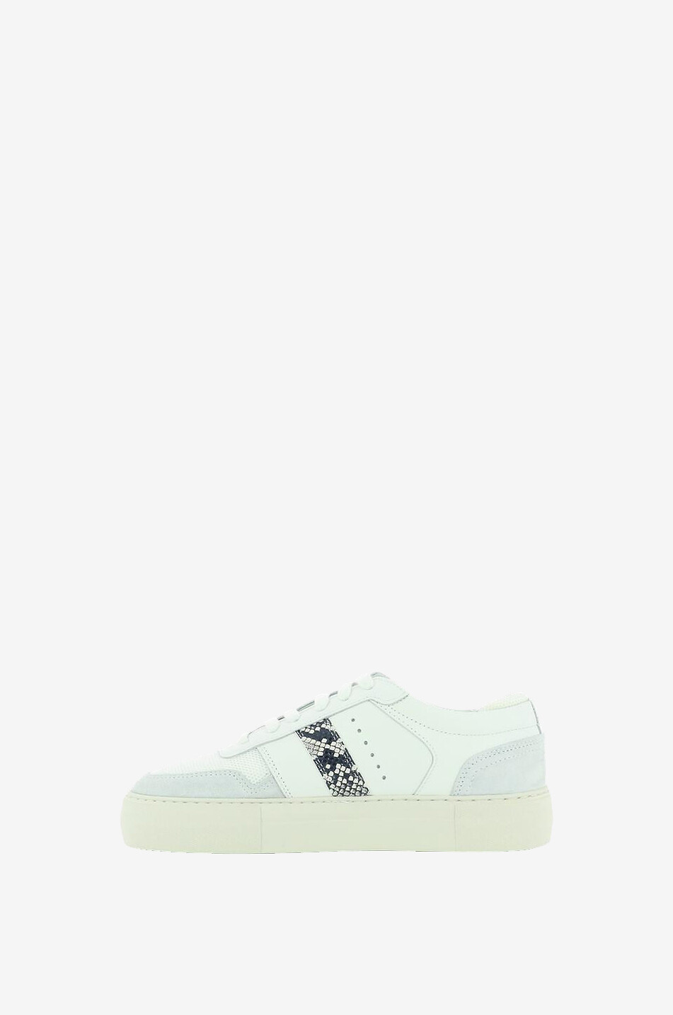 AXEL ARIGATO Platform sneakers in smooth leather with details Women WHITE 3