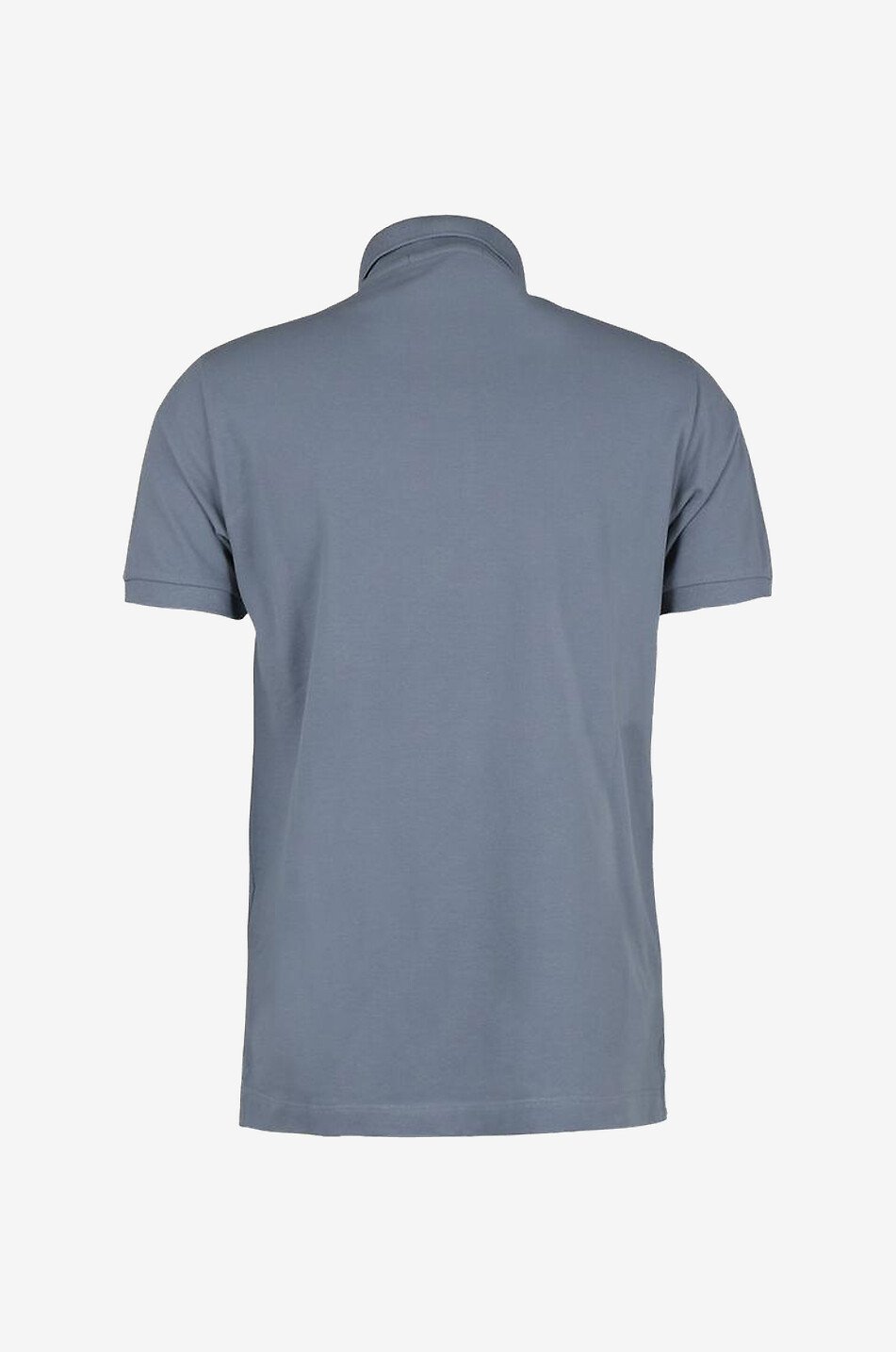 STONE ISLAND Wind rose embroidered slim fit cotton piqué polo shirt Men MEDIUM GREY 2