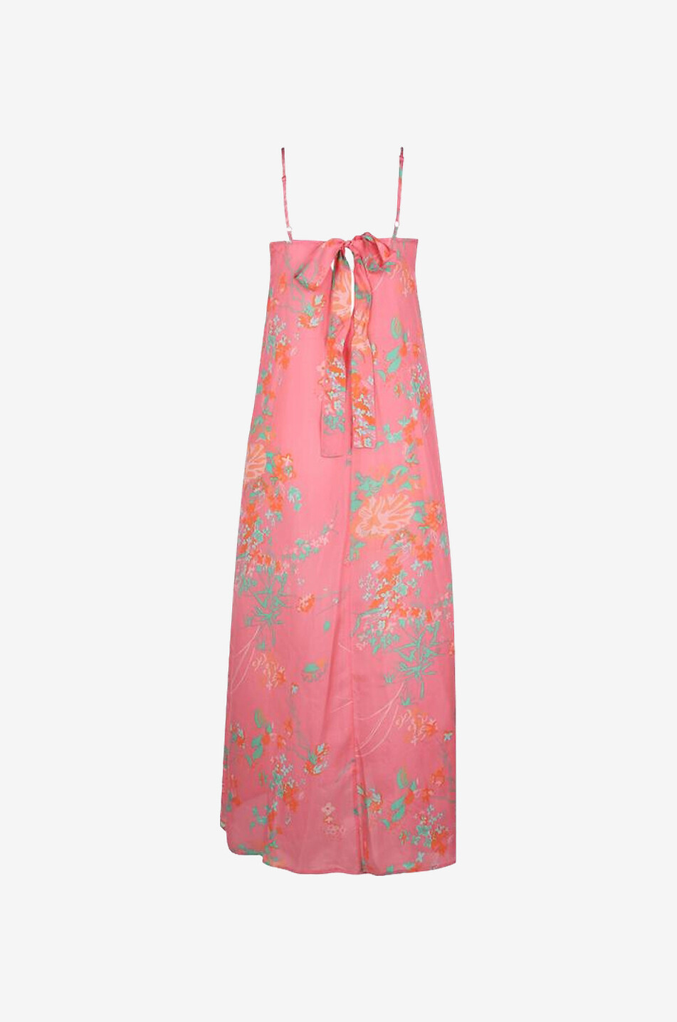 TOUPY Faya spaghetti strap silk maxi dress Women PINK 2