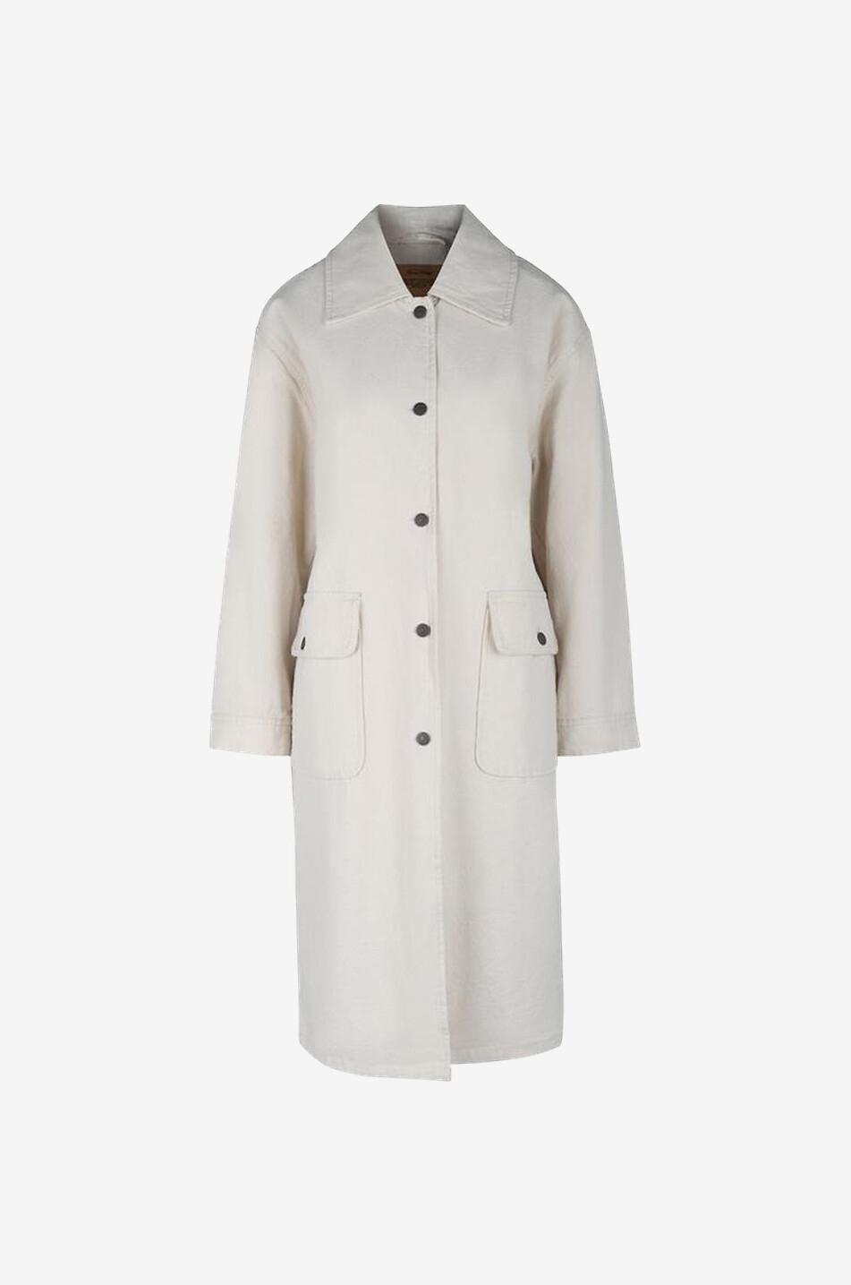 AMERICAN VINTAGE Mantel aus Baumwoll-Canvas Ryader Damen BEIGE 1