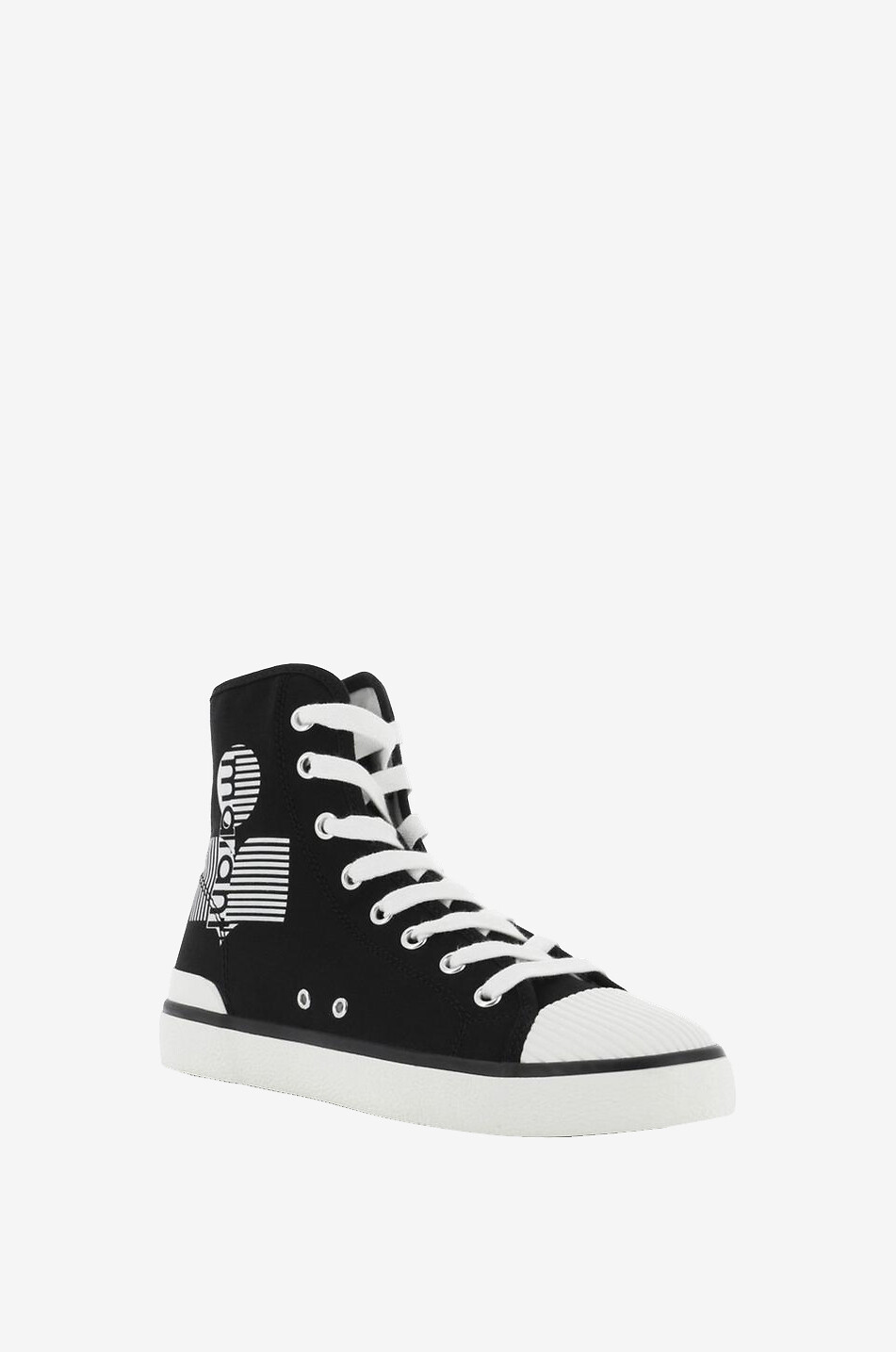 Printed canvas sneakers best sale