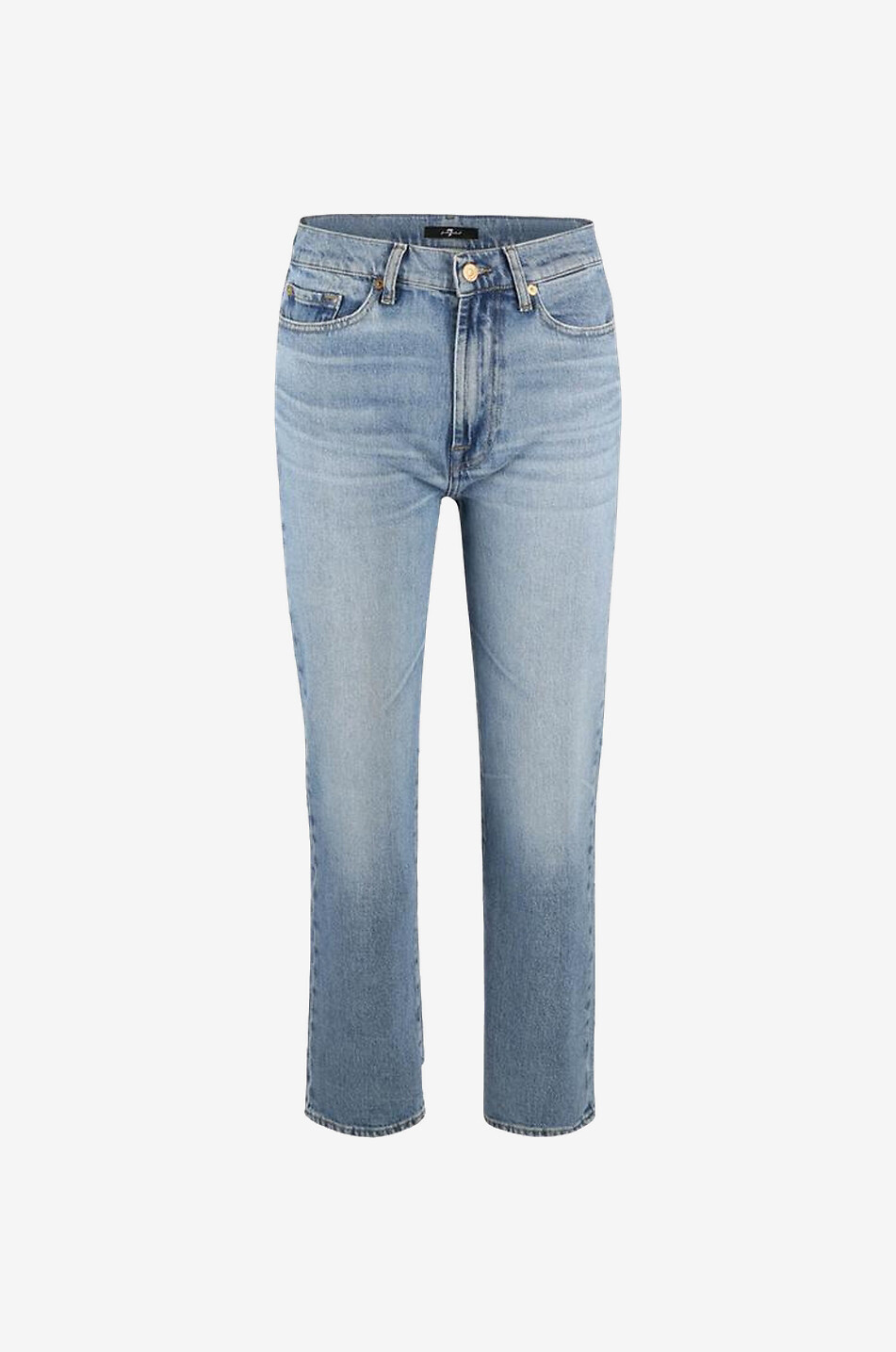 Jean droit raccourci effiloché Logan Stove Pipe Vibe